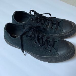 Converse Chuck Taylor All Stars Black on Black Mens 7